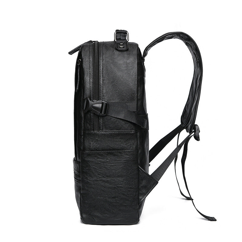 Premium Leather Laptop Backpack Stornfield