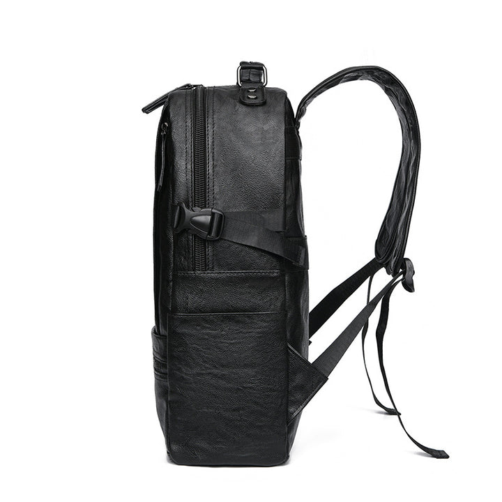 Premium Leather Laptop Backpack Stornfield