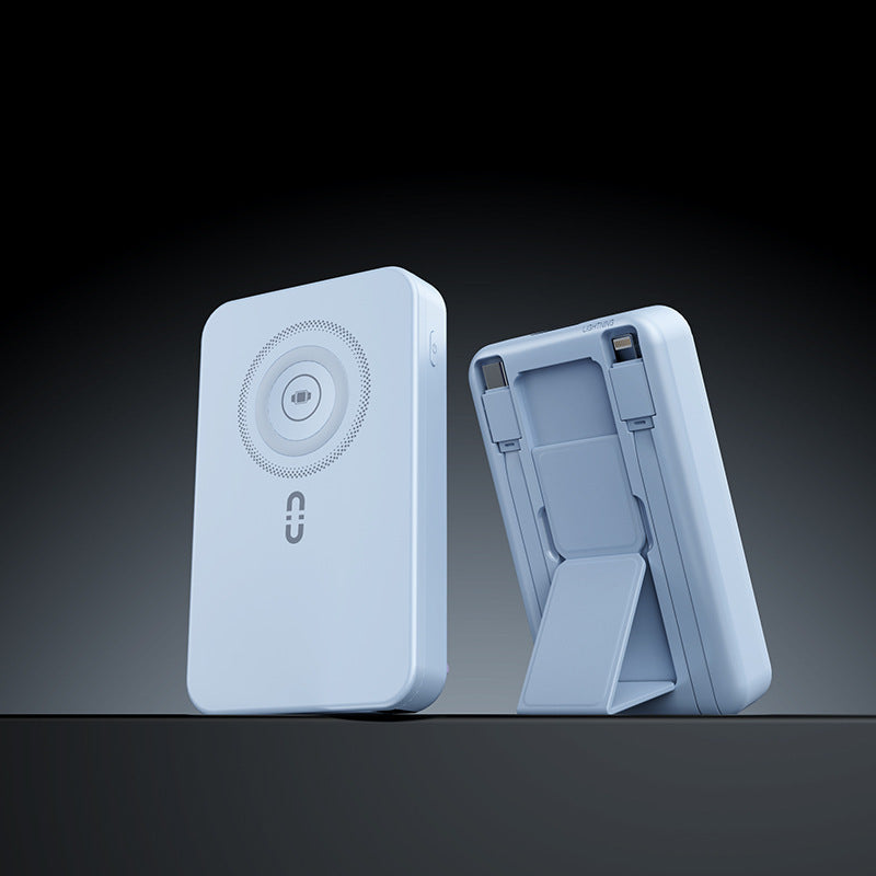 Portable power bank with integrated stand function and fast charging system Stornfield