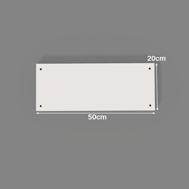 Heavy-Duty Square Mounting Cover Plate with Four Corner Fastener Holes