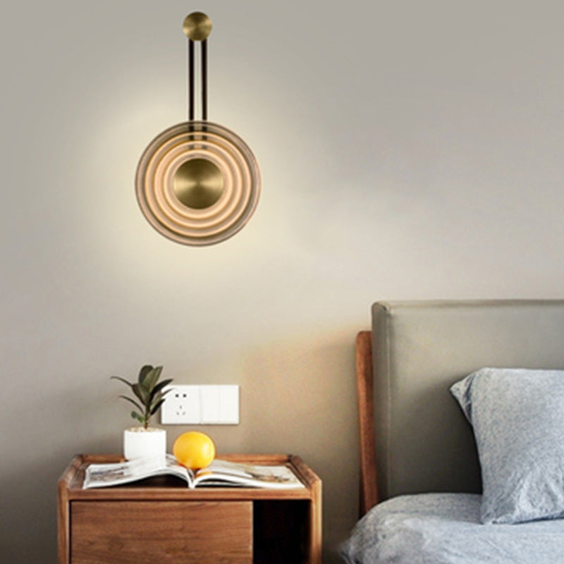 Modern Circular LED Wall Light Fixture
