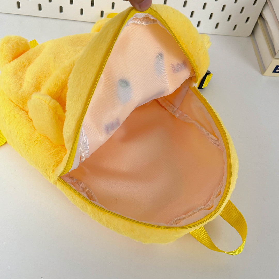 Plush Backpack with Cheerful Face Stornfield