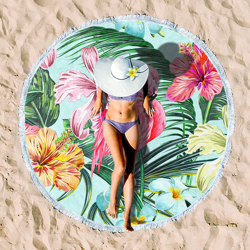 Rundstrand towel with unique sunset design Stornfield