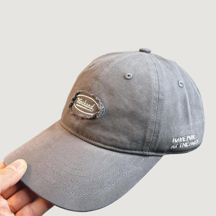 Men's Casual Distressed Embroidered Baseball Cap Stornfield
