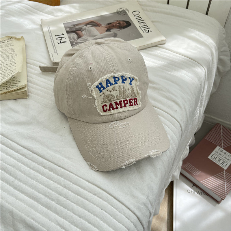 Men's Distressed Vintage-Inspired Baseball Cap Stornfield