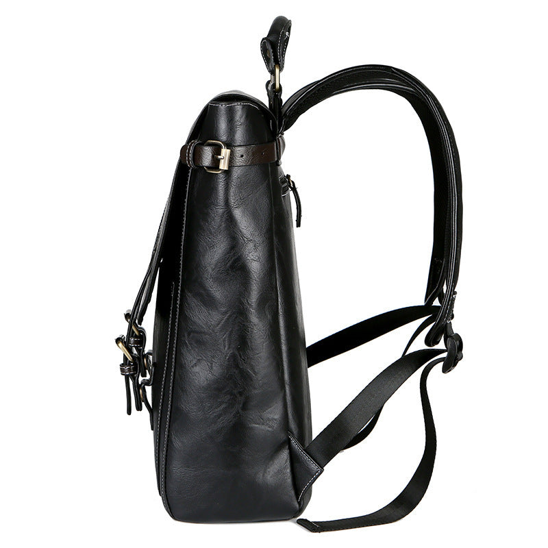 Elegant Laptop Backpack with High-Quality Synthetic Leather Coating Stornfield