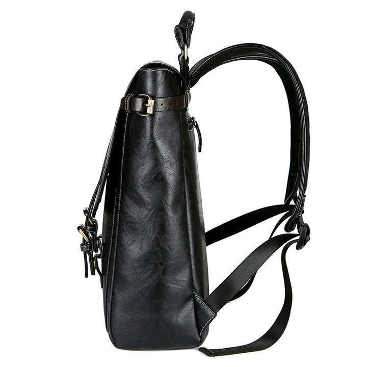 Elegant Laptop Backpack with High-Quality Synthetic Leather Coating Stornfield
