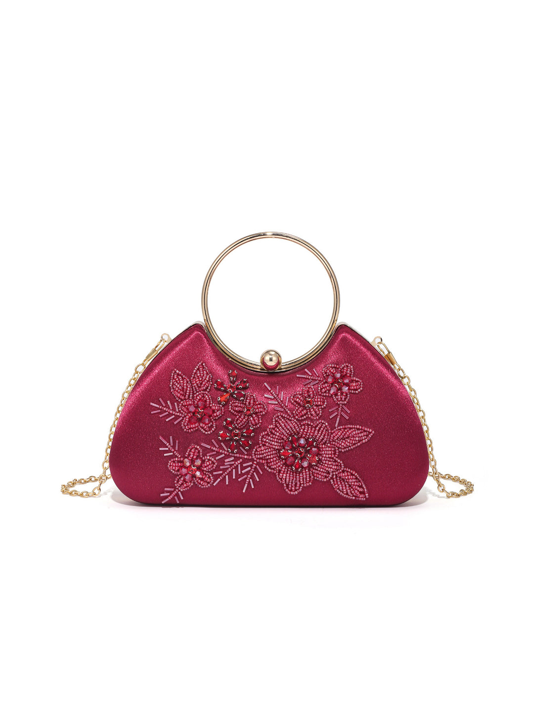 Embroidered Evening Clutch