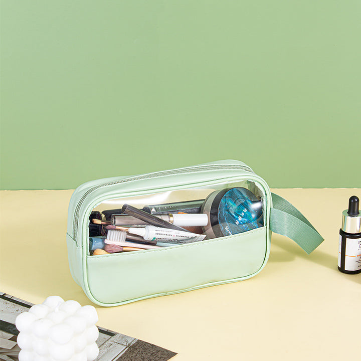 Cosmetic bag with transparent compartments Stornfield