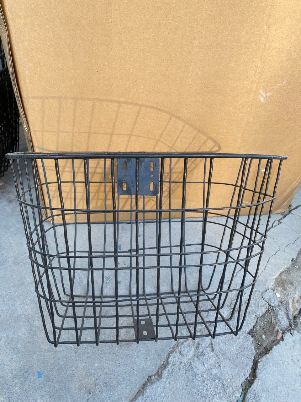 Durable Metal Bicycle Storage Basket Stornfield