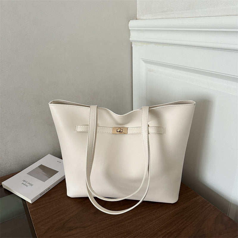 Minimalist Leather Tote Bag