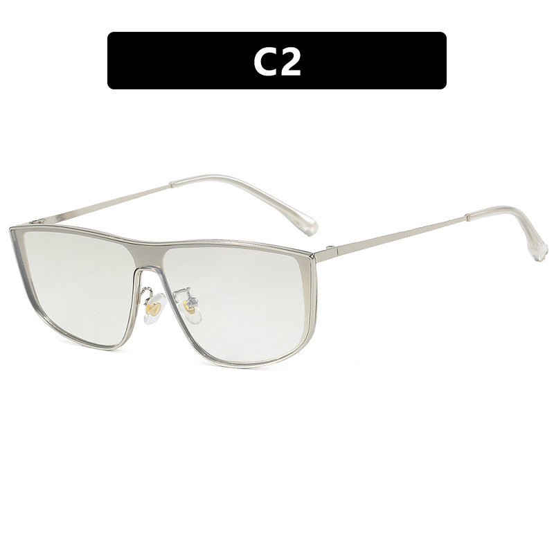 Women elegant square sunglasses with luxurious metal frame Stornfield