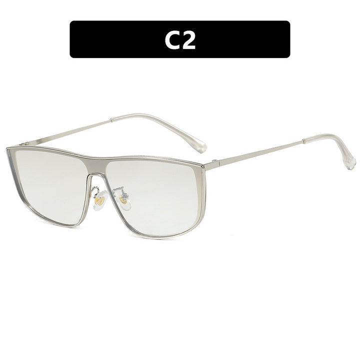 Women elegant square sunglasses with luxurious metal frame Stornfield