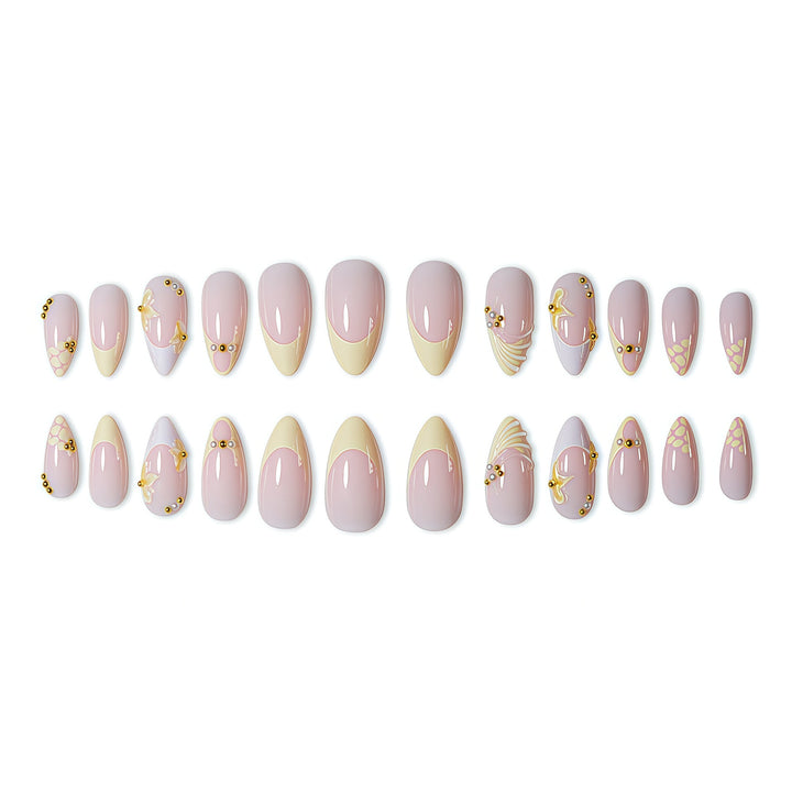 Elegant 3D Floral Nail Art Extensions Stornfield
