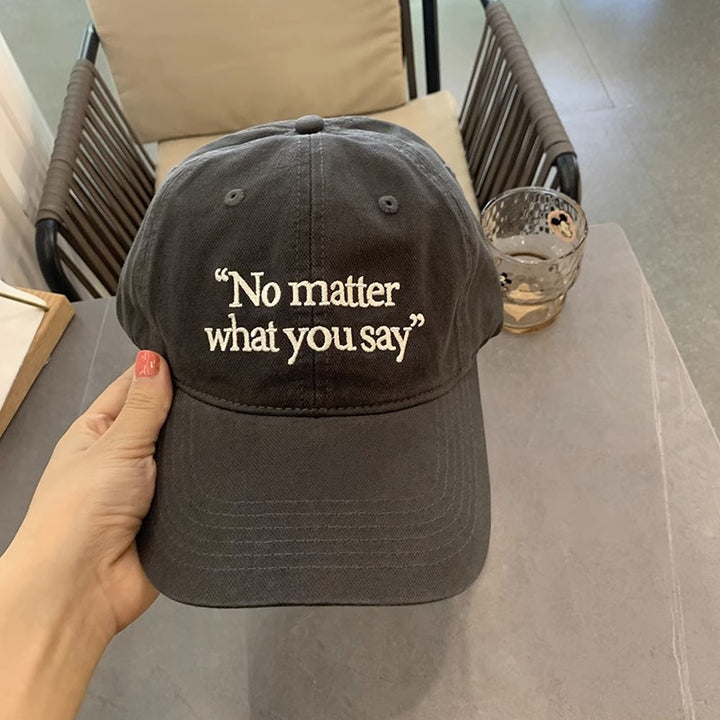 Women's Embroidered Motivational Phrase Baseball Cap Stornfield