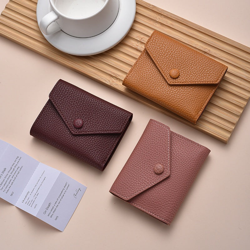 Premium Textured Leather Coin Wallet Stornfield