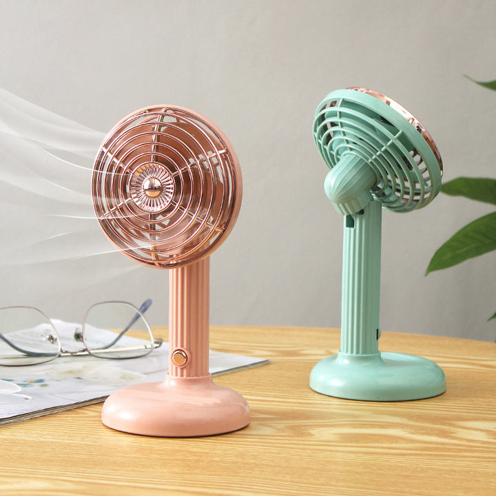 Ladies Portable Table Fan with Flexible Tilt Mechanism Stornfield
