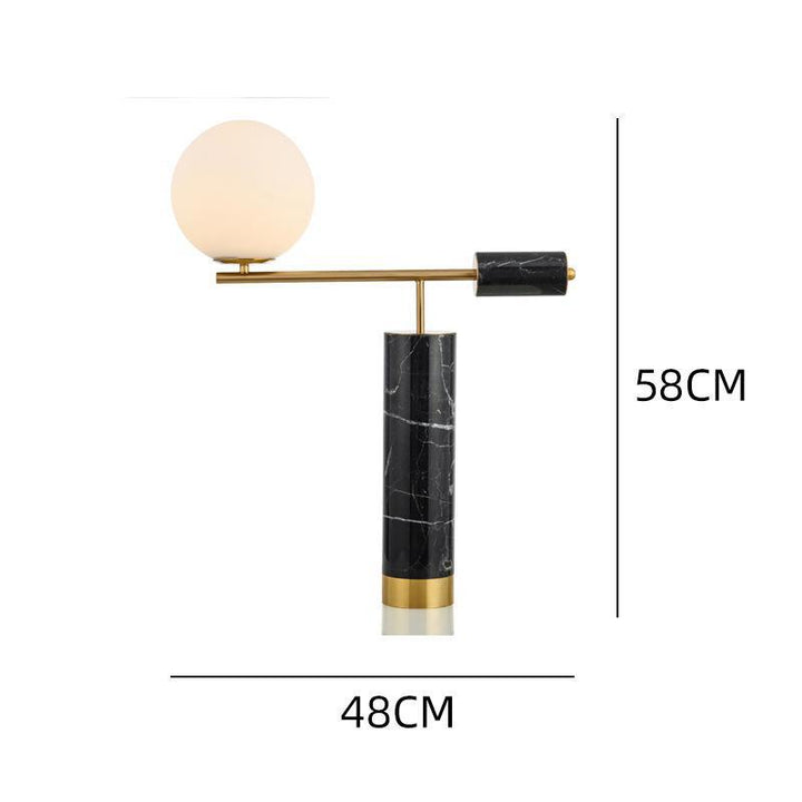 Modern Minimalist Table Lamp with Marble Base