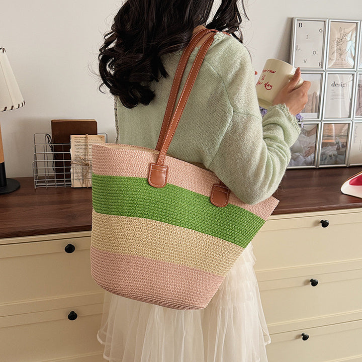 Eco-Friendly Woven Beach Tote Bag