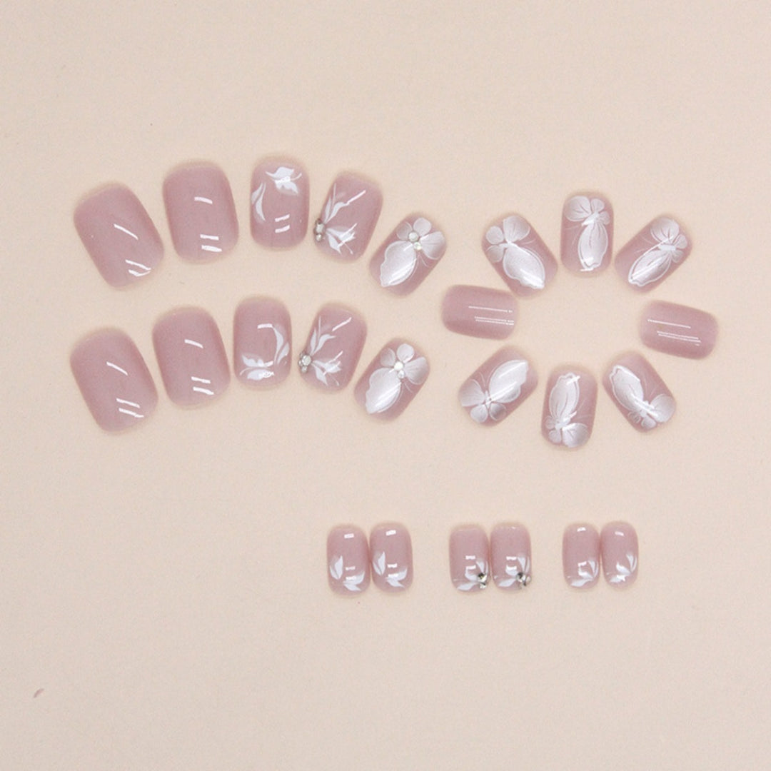 Artistic Butterfly-Inspired Nail Extensions Stornfield