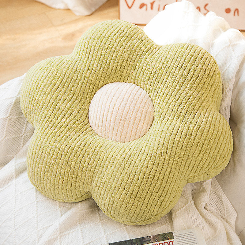 Flower-shaped cuddly pillow Stornfield