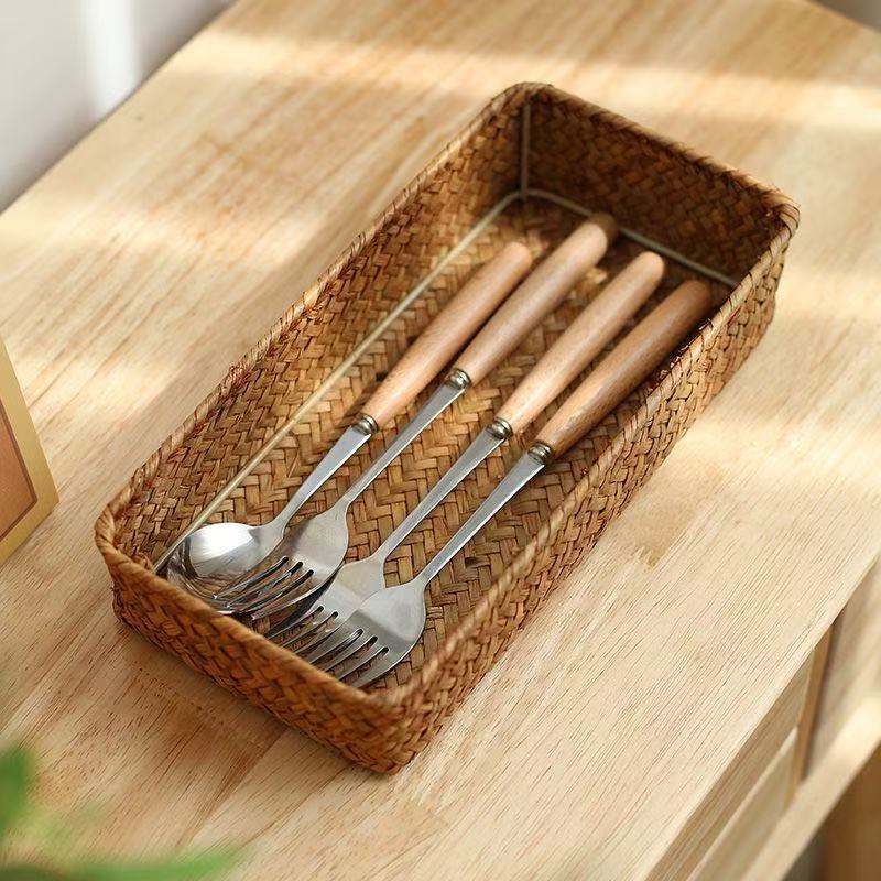 Natural Woven Storage Basket Stornfield