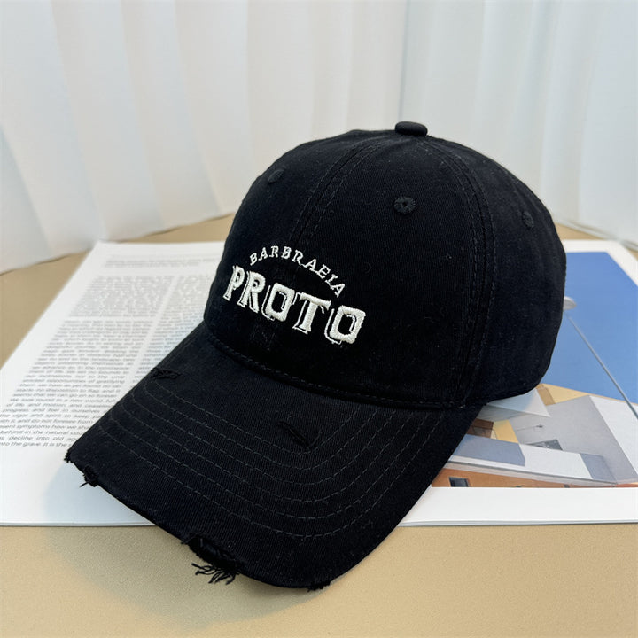 Men's Vintage-Inspired Distressed Baseball Cap Stornfield