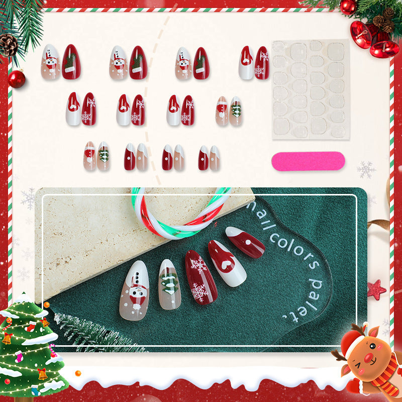 Holiday-Themed Press-On Nails