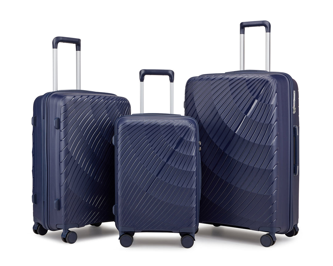 Unisex Premium Textured Hard Shell Luggage Set Stornfield
