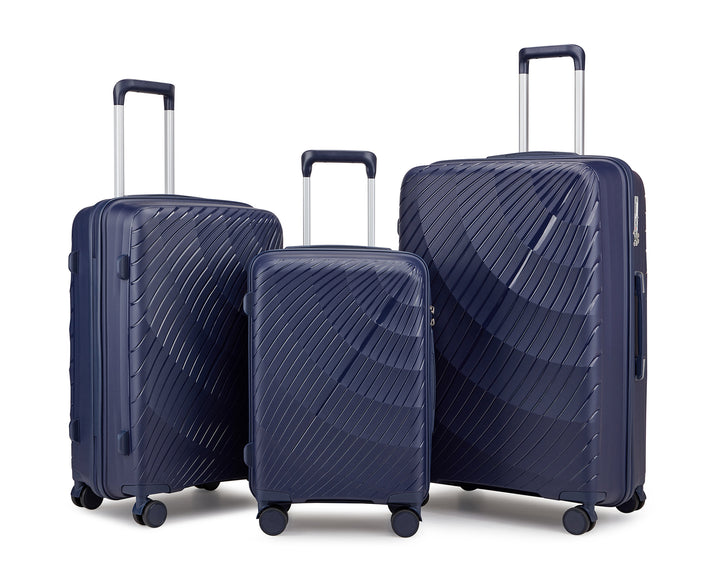 Unisex Premium Textured Hard Shell Luggage Set Stornfield