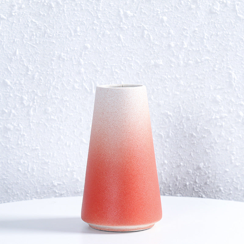 Modern Textured Ceramic Flower Vessel Stornfeild