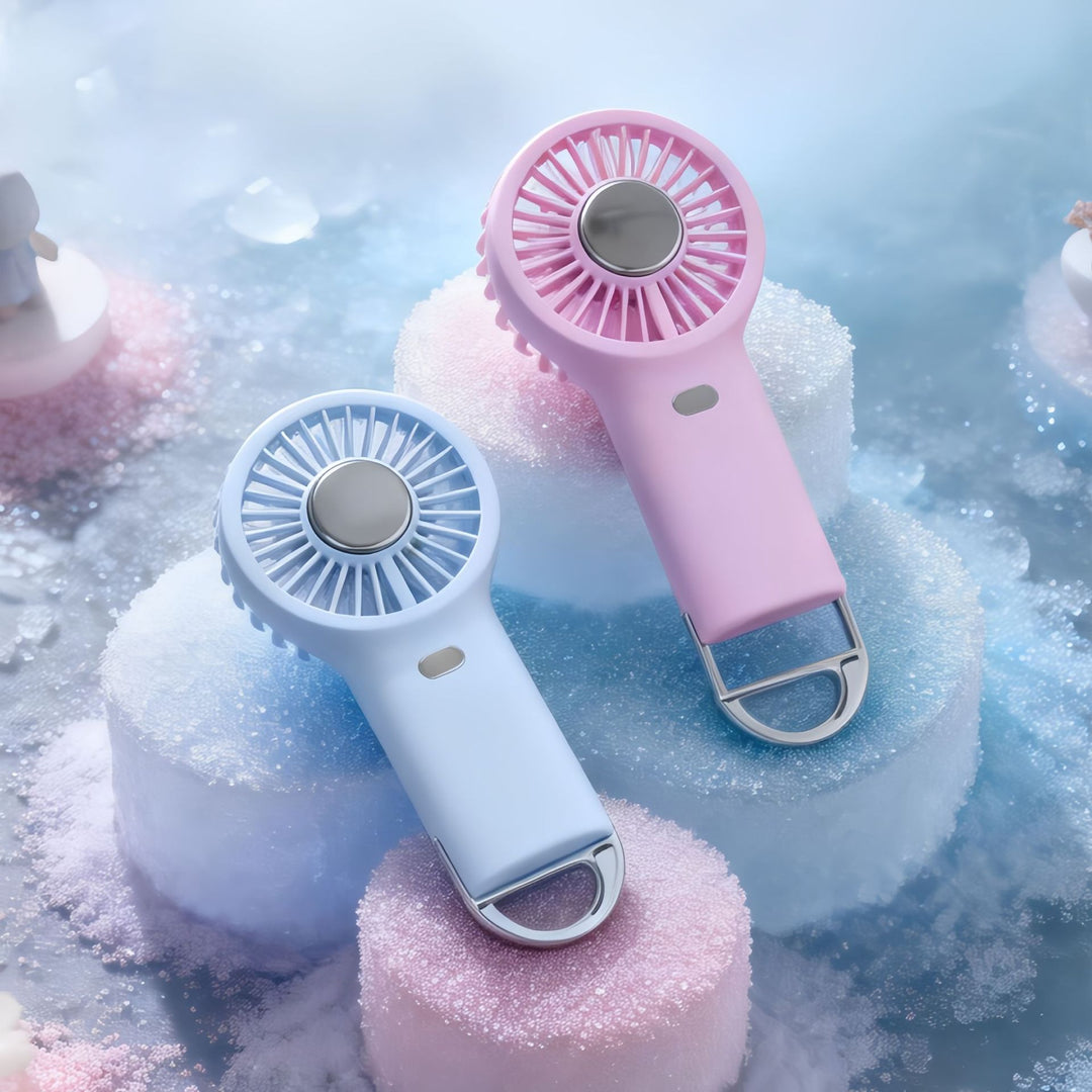 Ladies Portable Hand Fan with Innovative Cooling System Stornfield