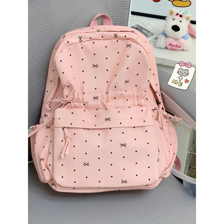 Stylish Polka Dot Casual Backpack Stornfield