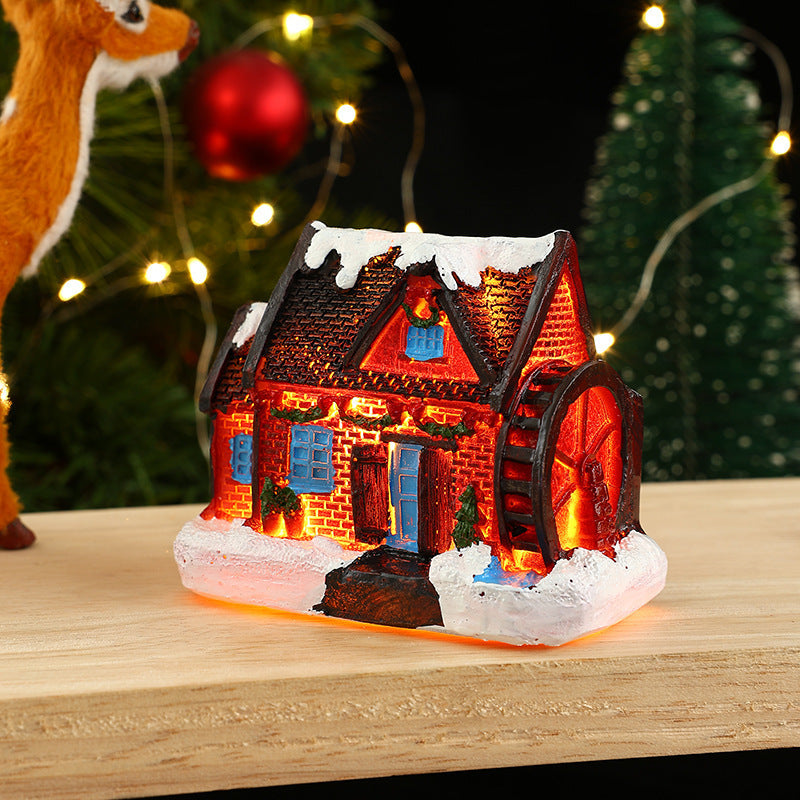 Illuminated Christmas tree decoration figure Stornfield