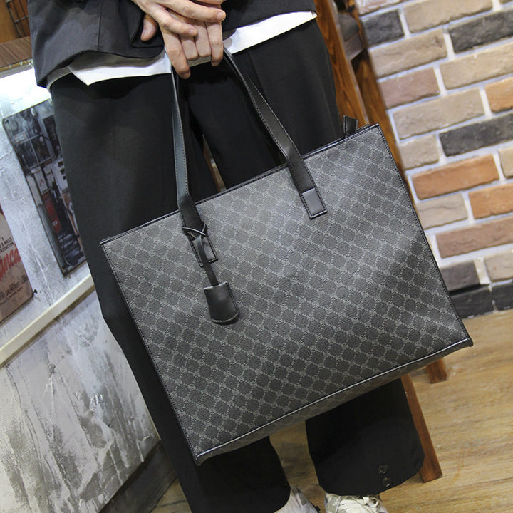 Elegant Tote Bag with Textured Design Stornfield