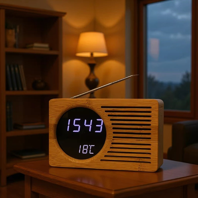 Digital radio alarm clock with temperature display Stornfield