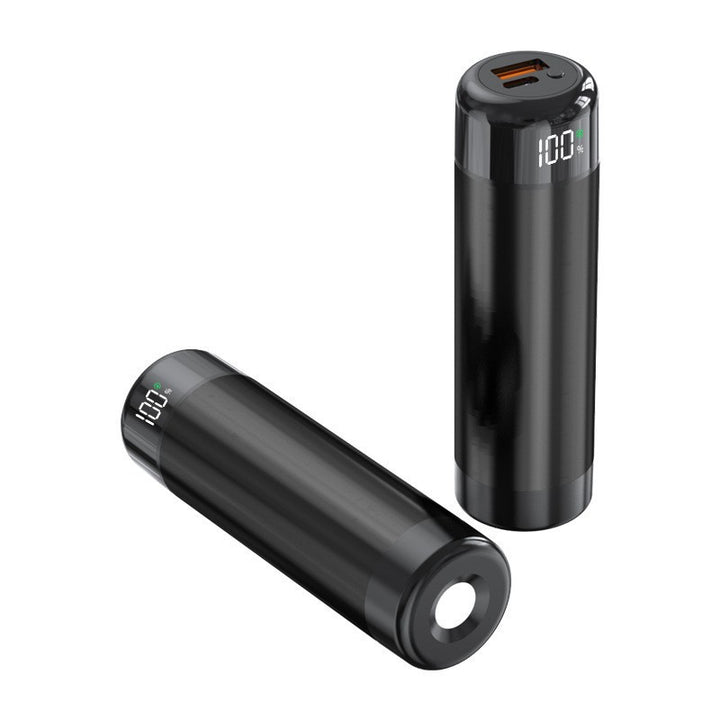 Power bank with digital charging display and integrated flashlight Stornfield