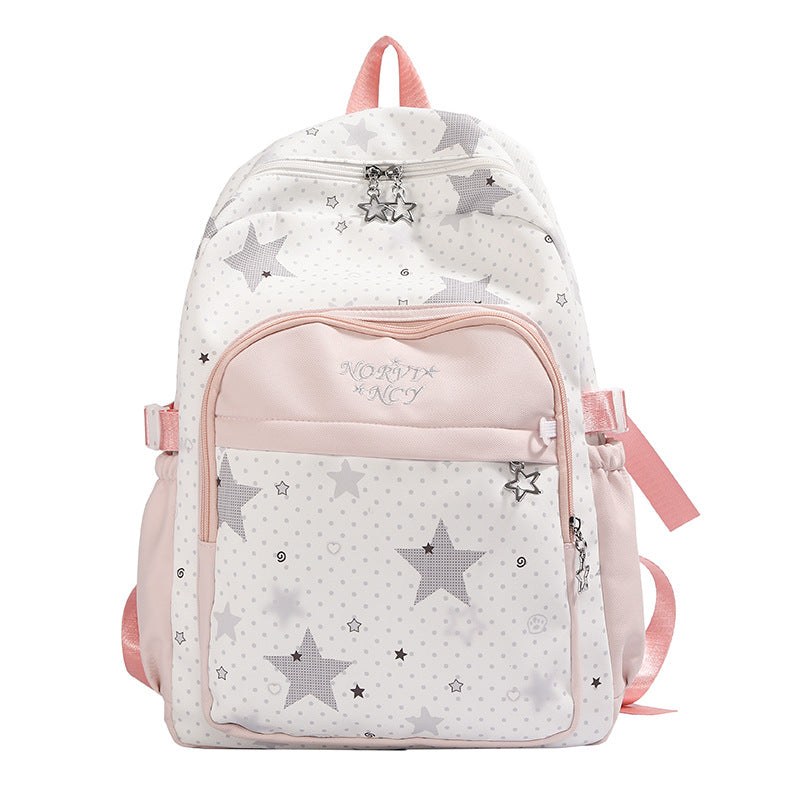 Stylish Star-Print Backpack Stornfield