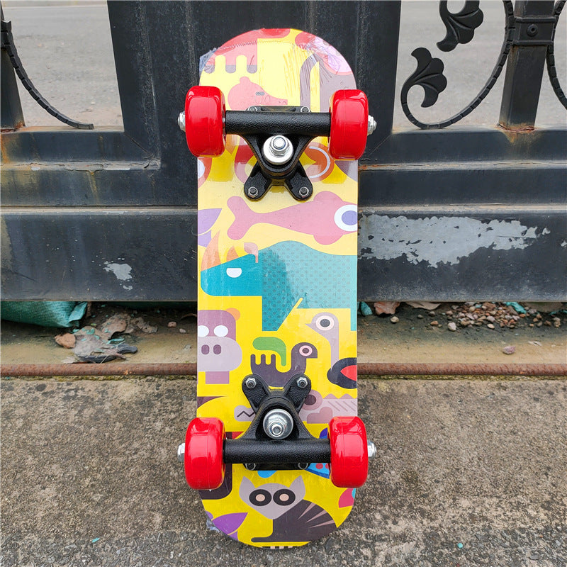 Cartoon-Themed Mini Skateboard Stornfield