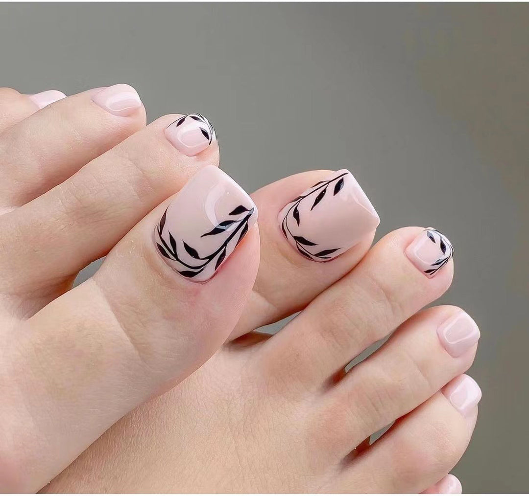 Artistic Toenail Design with Divine Butterfly Design Stornfield