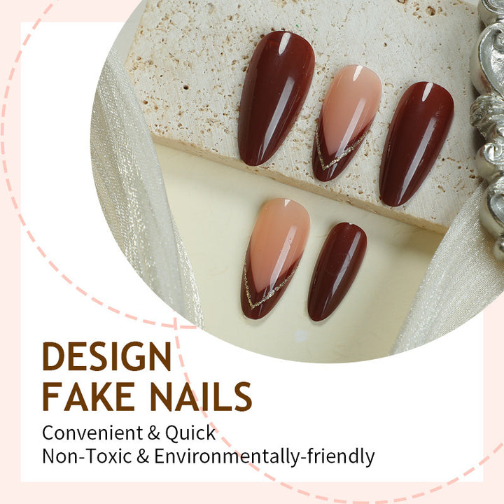 Nail Art Set with Elegant Color Gradients Stornfield