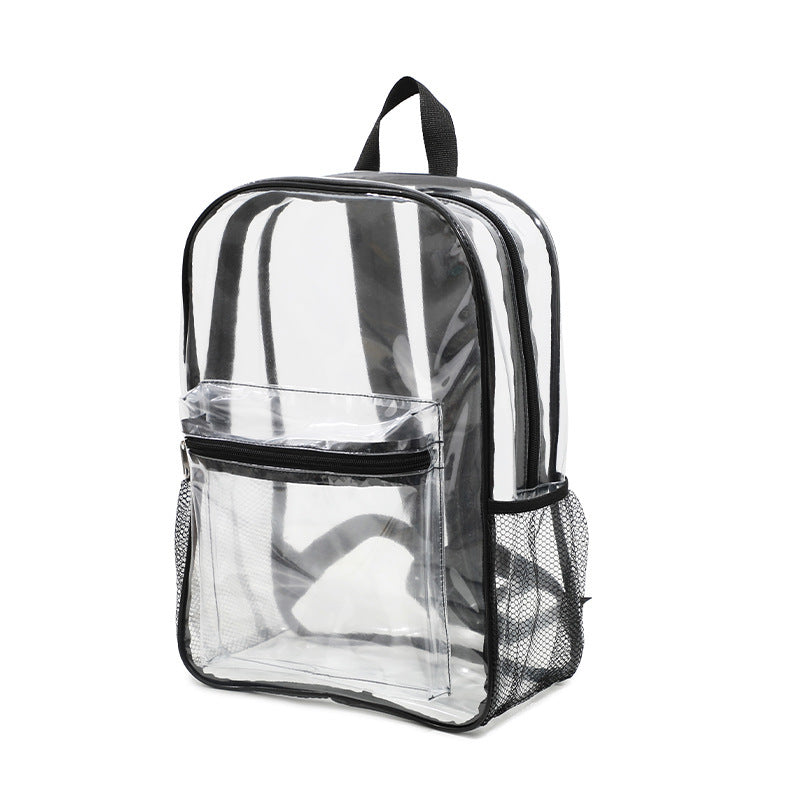 Transparent backpack with practical organizer Stornfield