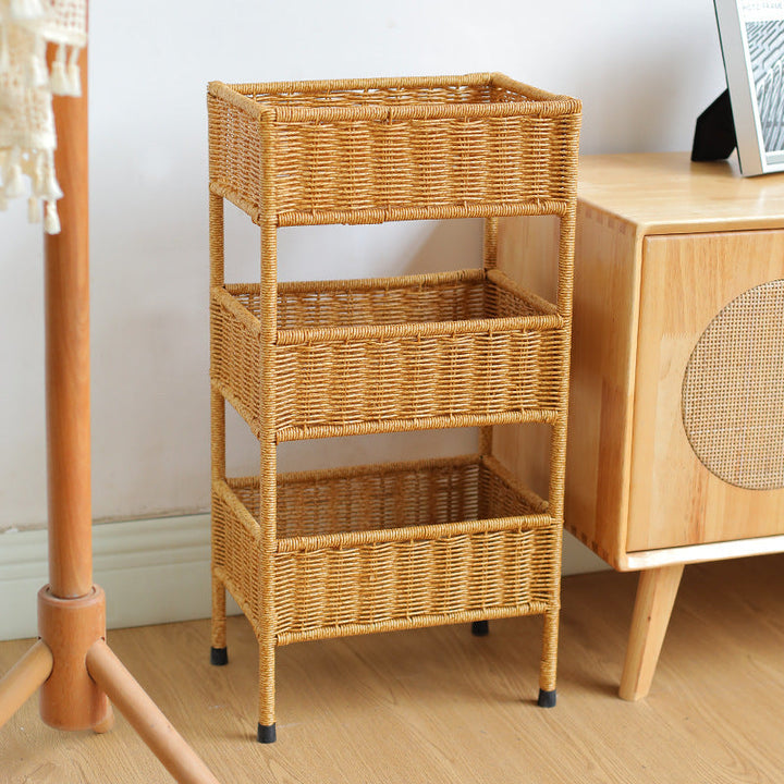 Multi-Tiered Woven Storage Rack Stornfield