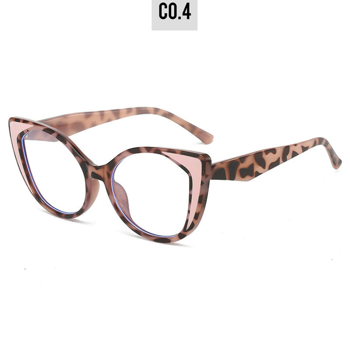 Women's Cat-Eye Glasses with Floral Design and Adjustable Nose Bridge Stornfield
