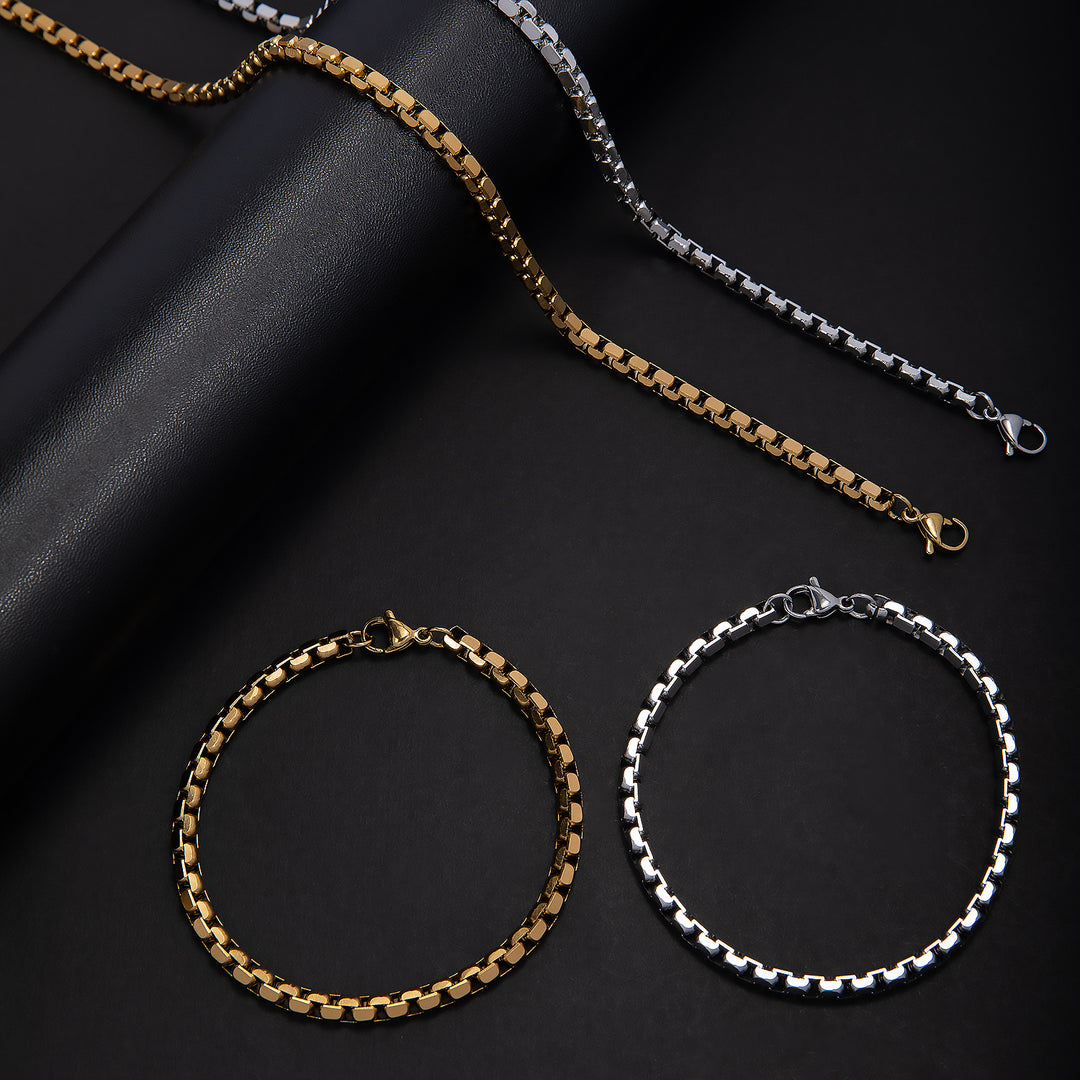 Modern Interlocking Link Chain Set Stornfield