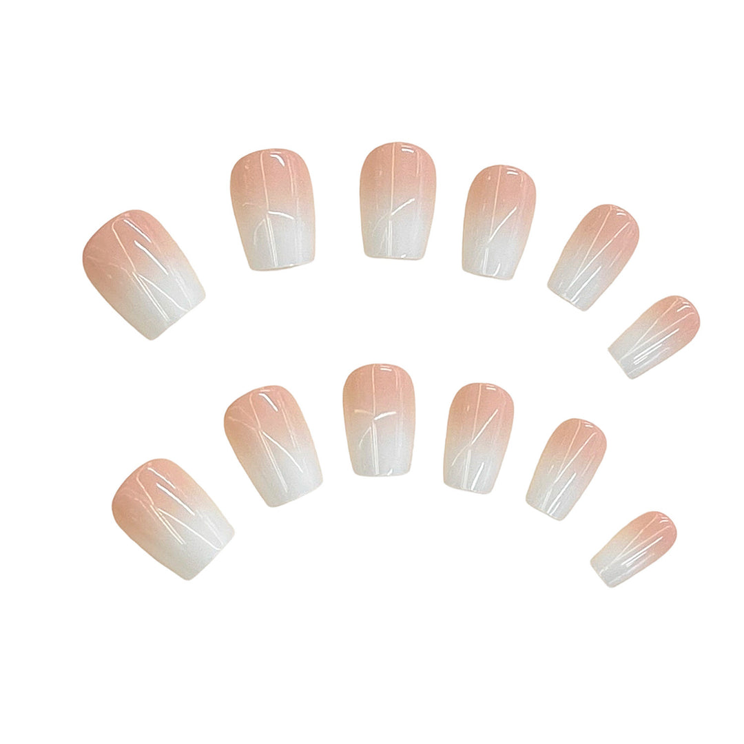 Premium Natural Finish Press-On Nail Set Stornfield