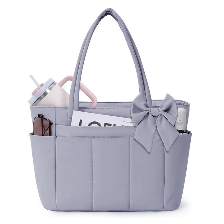 Elegant shopping bag with side pockets Stornfield