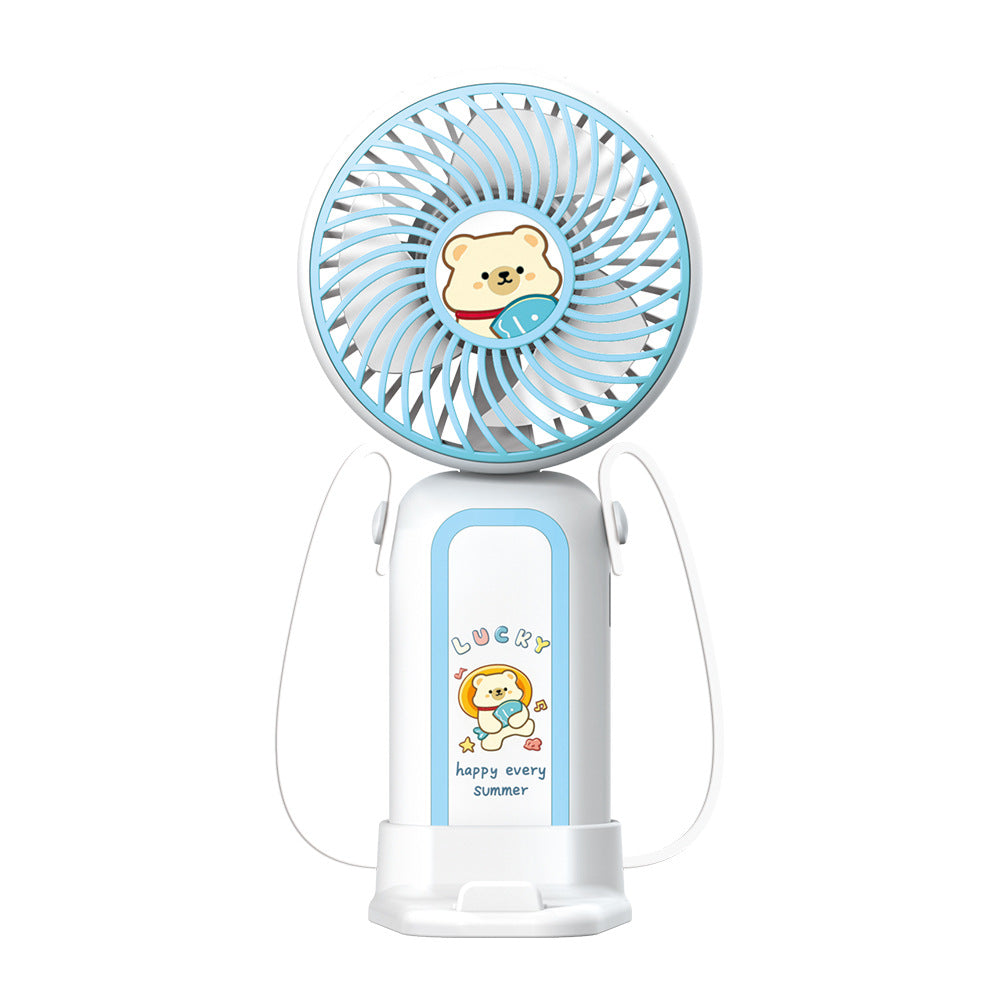 Women Portable Hand Fan with Funny Monkey Design Stornfield