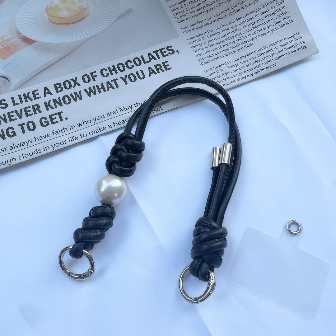Elegant Knotted Leather Keychain Holder Stornfield