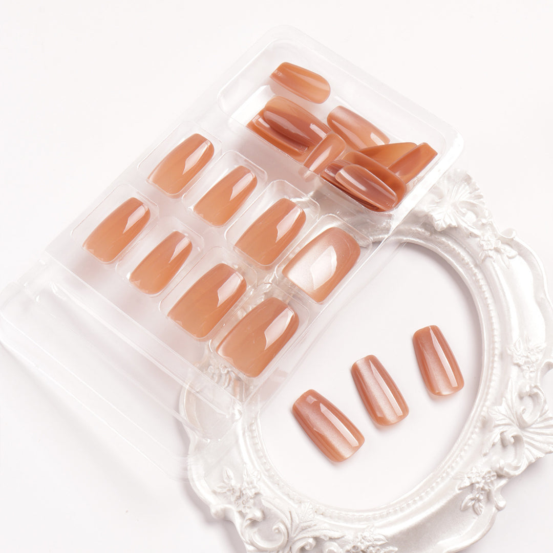 Premium Glossy Gel Nail Extensions Stornfield